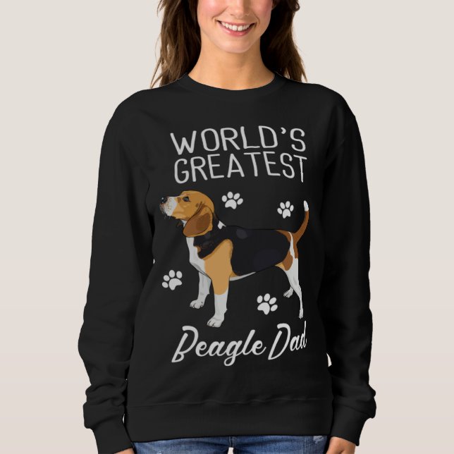 Camiseta Greatest Beagle Dad Ever Beagle Dog (Frente)