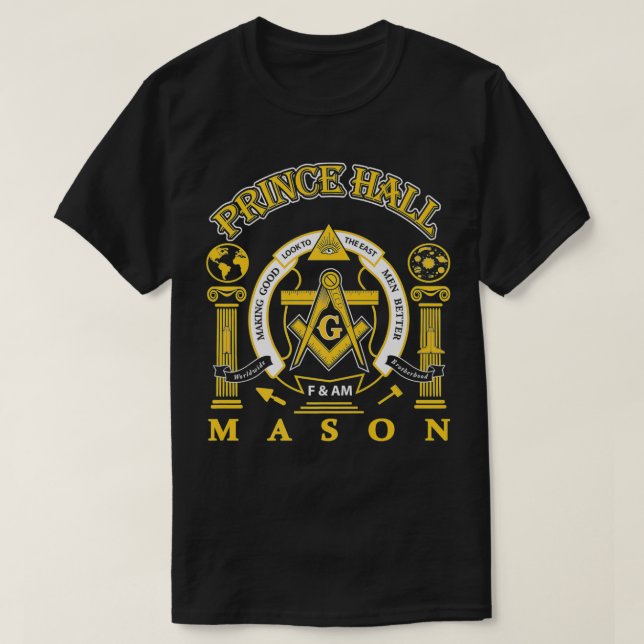 Camiseta Greats Mason Masonic Prince Hall Masons Presidents (Frente do Design)