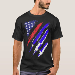 Camiseta Grécia American Grown Flag USA Patriot Heritage Mo