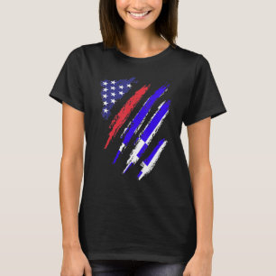 Camiseta Grécia American Grown Flag USA Patriot Heritage Mo