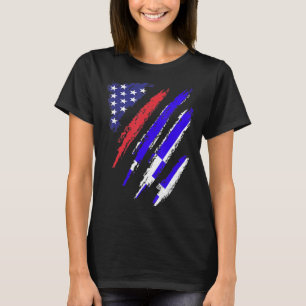 Camiseta Grécia American Grown Flag USA Patriot Heritage Mo