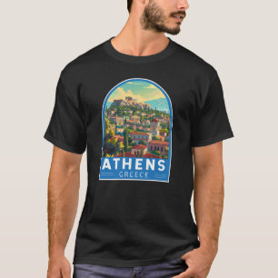 Camiseta Grécia Art Vintage de Atenas