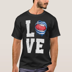 Camiseta Grécia Bandeira Ventilador do Futebol Ama Grego