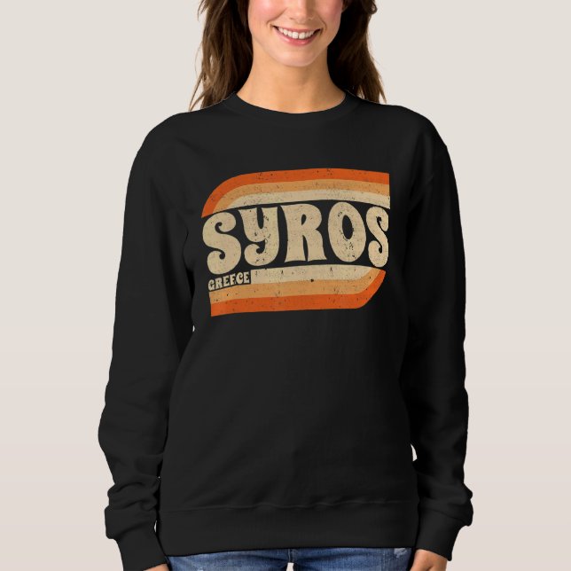 Camiseta Grécia de Syros Retro (Frente)