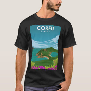 Camiseta Grécia  do dia - Poster de viagens cênico