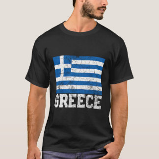 Camiseta Grécia Grega Sinaliza Família Orgulho Raia Homens