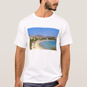 Camiseta Grécia, Ilha de Paros, Praia de Krios vista de cim