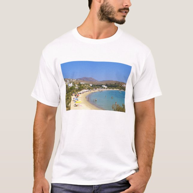 Camiseta Grécia, Ilha Paros, Praia de cima (Frente)