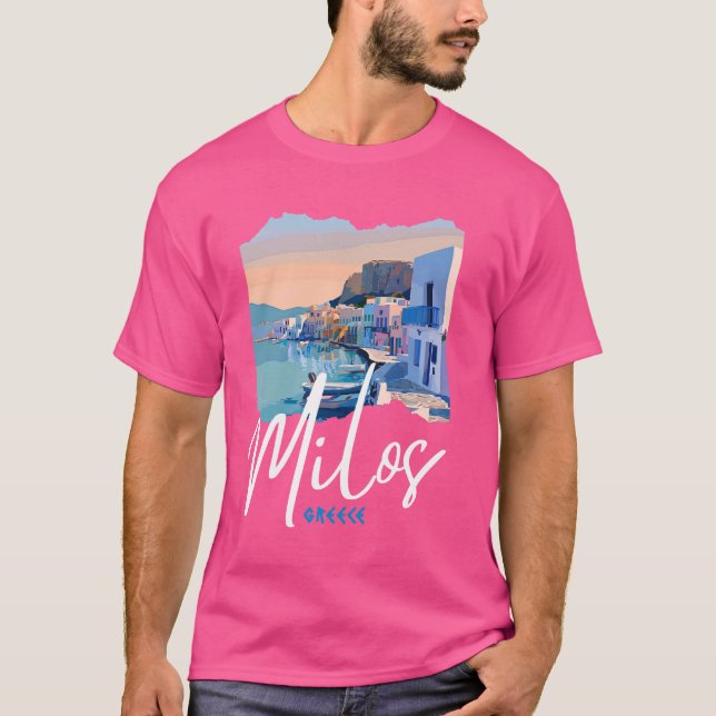 Camiseta Grécia Milos (Frente)