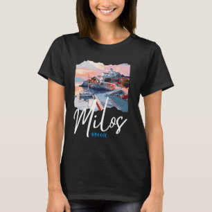 Camiseta Grécia Milos Souvenir Grécia Milos