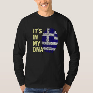 Camiseta Grécia Na Minha Grécia Da Equipe De Bandeiras Greg