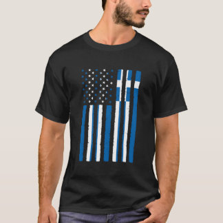 Camiseta Grécia Raiz Dos Eua Bandeira Orgulho Patrimônio Me