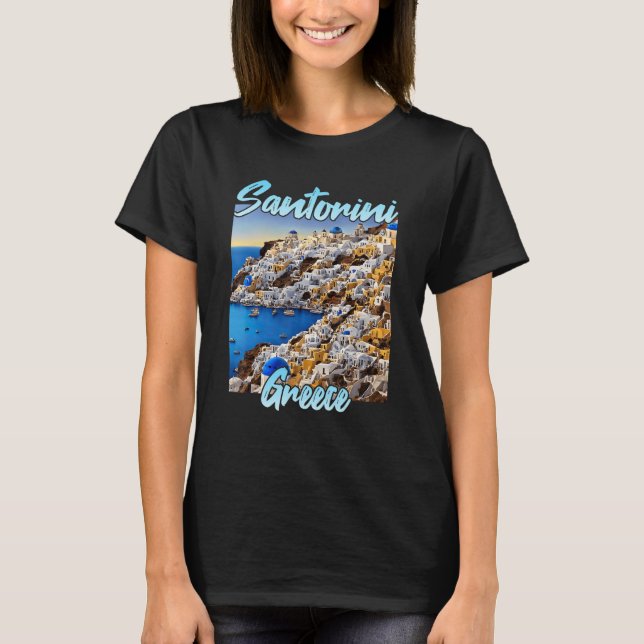 Camiseta Grécia Santorini (Frente)