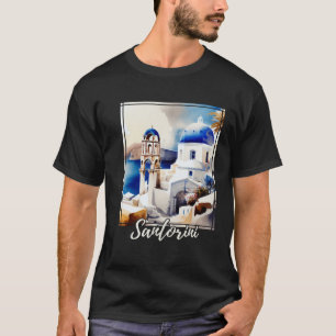 Camiseta Grécia Santorini - Férias da Ilha Grega 1