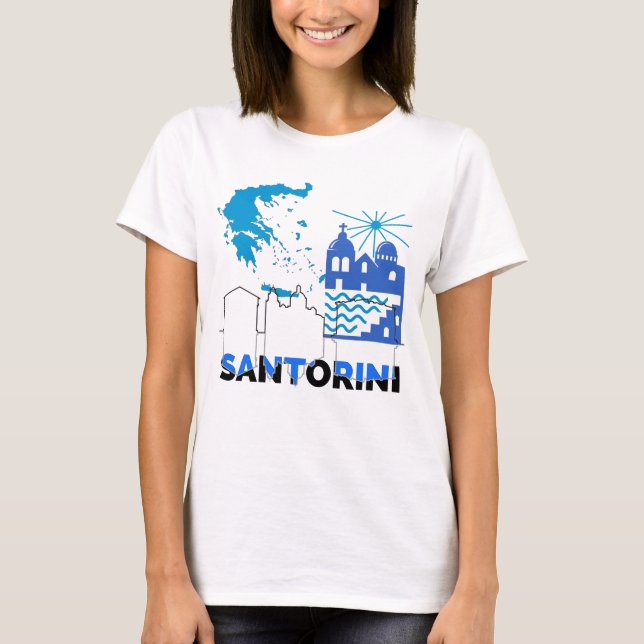 Camiseta Grécia Santorini.w (Frente)