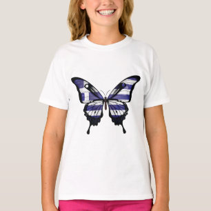 Camiseta Grécia Swallowtail Butterfly Sticker
