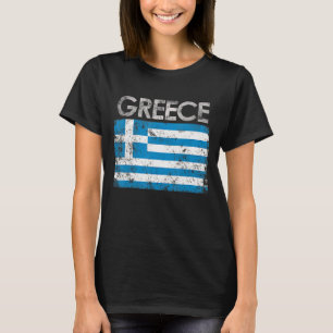 Camiseta Grécia Vintage - Orgulho de Bandeira Grego
