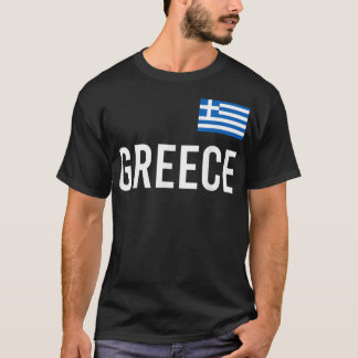 Camiseta Grécias Homens Crianças Grécia Sinalizador Souveni