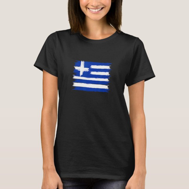 Camiseta Greece flag for proud German Greeks (Frente)