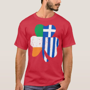 Camiseta Greek irlandês de folha de molho para Dia de São P