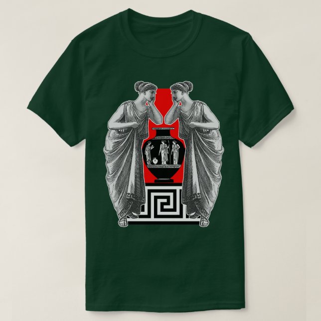 Camiseta Greek jug amphora from ancient Greece (Frente do Design)