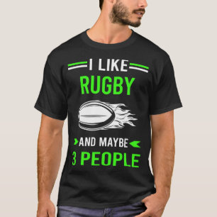 Camiseta Green 3 Pessoas Rugby
