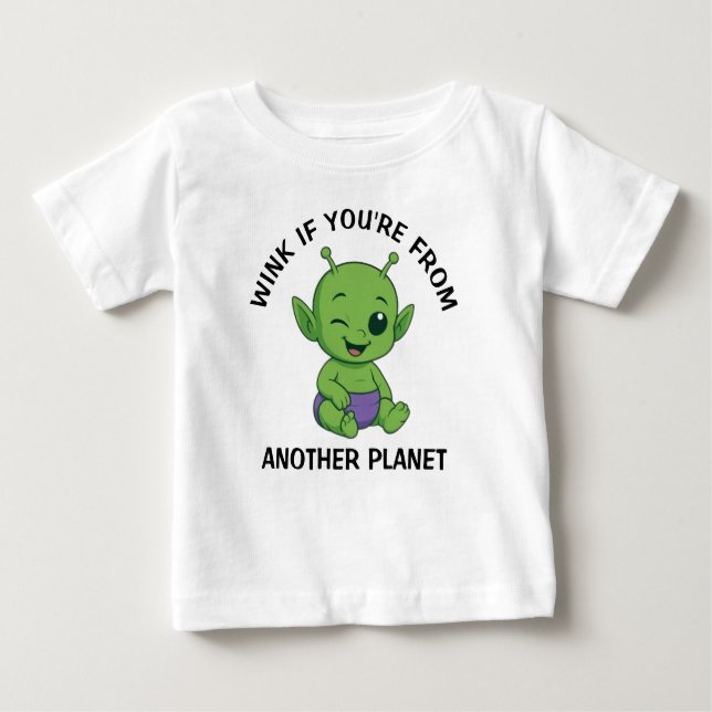 Camiseta Green Alien (Frente)