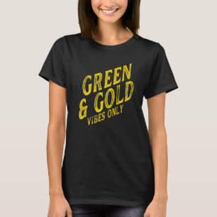 Camiseta Green and Dourado Game Day Group for Segundo grau 