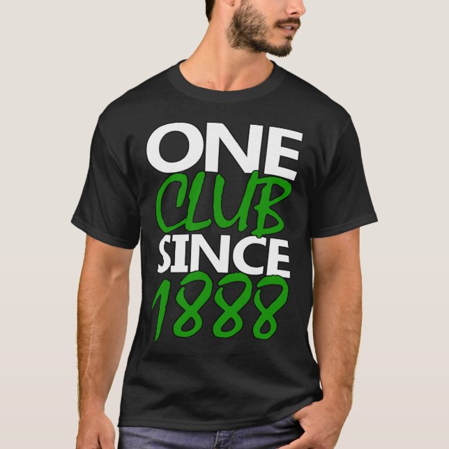 Camiseta Green and White Glasgow Since 1888 (Frente)