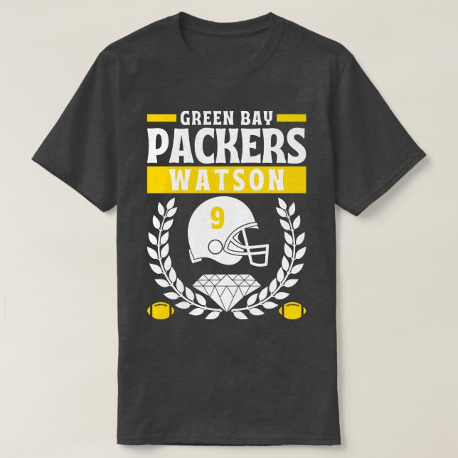 Camiseta Green Bay Packers Christian Watson 9 Edition (Frente do Design)