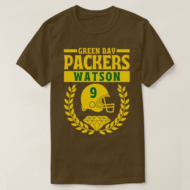 Camiseta Green Bay Packers Watson 9 Americano (Frente do Design)