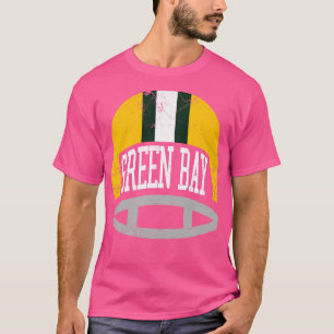 Camiseta Green Bay Retro Helmet Green