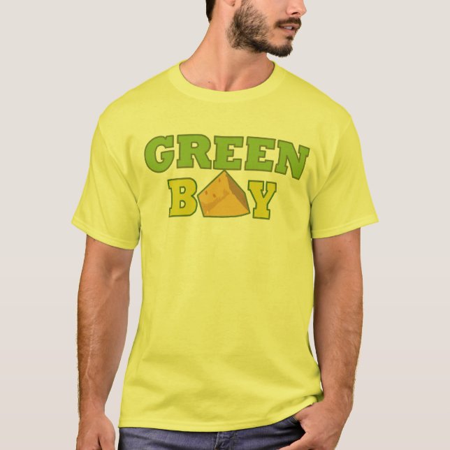 Camiseta Green Bay T-Camisa-Amarelo (Frente)