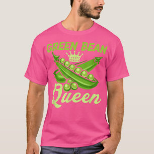 Camiseta Green Bean Queen Funny Veganismo Veggie