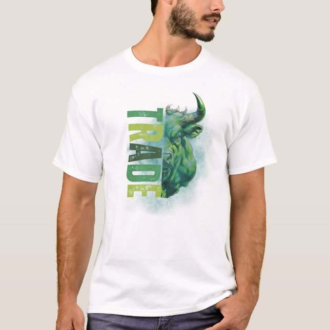 Camiseta Green bull | Trade Design (Frente)