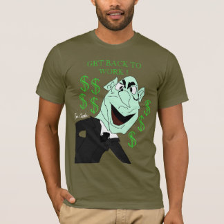 Camiseta Green business executive puppet