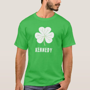 Camiseta Green Clover Shamrock Irlanda - Nome personalizado