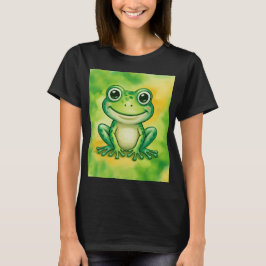 Camiseta Green cute frog