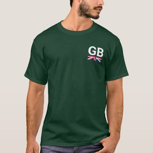 Camiseta Green da Corrida Britânica (Frente)