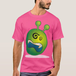 Camiseta Green Dizzy Alienígena Emoji