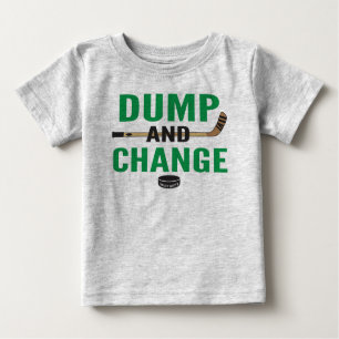 Camiseta Green Dump and Change Hockey Baby