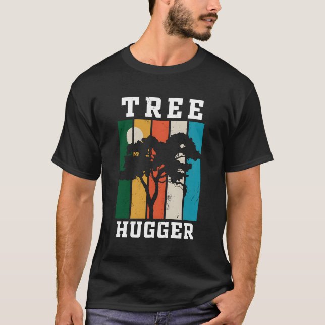 Camiseta Green Environtalist Tree Hugger (Frente)
