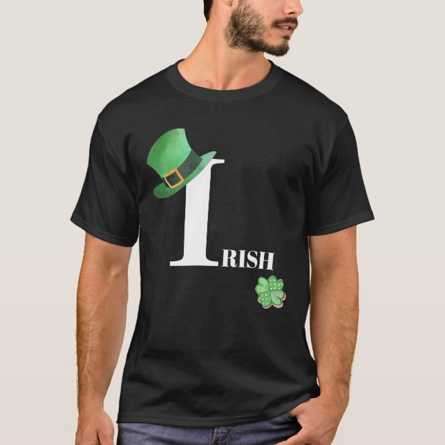 Camiseta *~* Green Hat IRISH IRLANDA Leprechaun T Shirt (Frente)