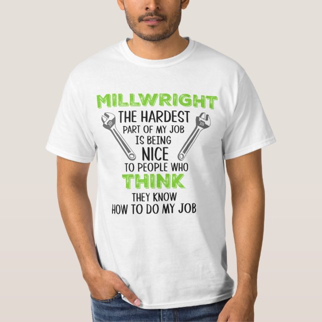 Camiseta Green Millright pessoas acha que podem fazer meu t (Frente)