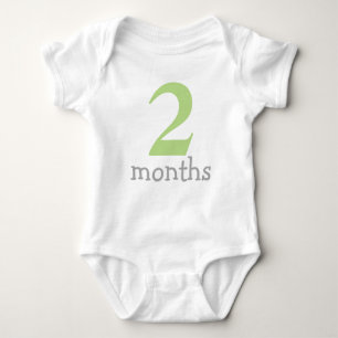 Camiseta Green Monthly Baby