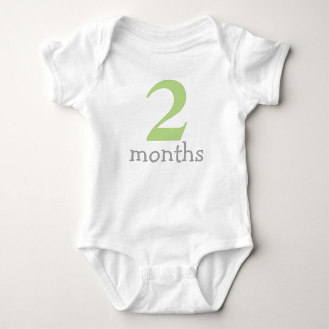 Camiseta Green Monthly Baby (Frente)