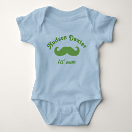 Camiseta Green Personated Lil' Man Mustache