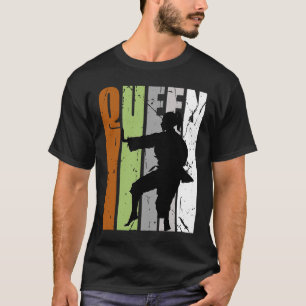 Camiseta Green Retro Karate Queen Birthday Competition Team