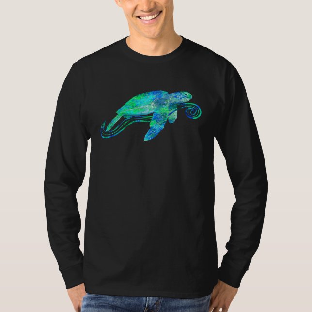 Camiseta Green Sea Turtle Animal (Frente)