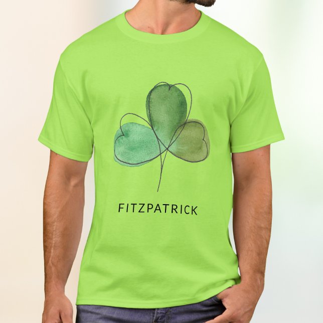 Camiseta Green Shamrock Irish Heritage (Criador carregado)